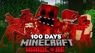 I Spent 100 Days In THE FLESH THAT HATES IN MINECRAFT [FULL MOVE]