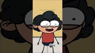 2D animated funny short #students  school life #ToonTales