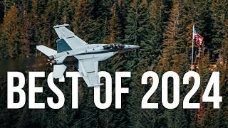 Epic Jet Compilation 2024: F-22, C-17, F-16, Blue Angels & More!