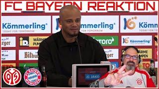 FC Bayern Reaktion ️ zum Pressetalk nach dem Spiel beim FSV Mainz 05 am 14. BL Spieltag