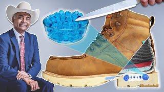 Ripping apart a boot with secret blue balls - Twisted X