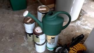 Paint Hardener for paint disposal.