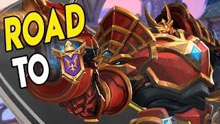 Road to GM: TRIPLE HEALS IS AMAZING | Khan Ranked Paladins Gameplay