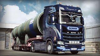 [ ETS 2 1.48 ] SCANIA DC13 SUPER SOUND MOD | REALISTIC DRIVING