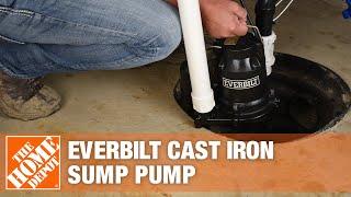 Everbilt Cast Iron Sump Pump | The Home Depot