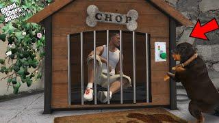 GTA 5 : Franklin Locked Inside Chop's House And Found A Secret Button In GTA 5!