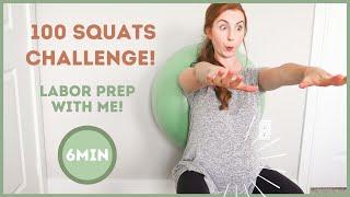 Pregnancy Exercise to Prepare for Labor | SQUATS to INDUCE LABOR!