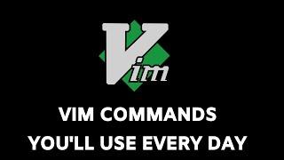 Basic Vim commands - For getting started