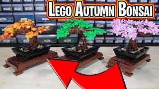 Autumn Bonsai Moc / 10281 Creator Bonsai Tree / Making 4 Seasons