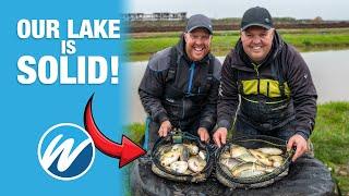 Returning To OUR Lake and It's SOLID! | Jamie Hughes Vs Andy May