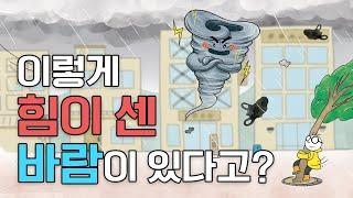 어린이과학 | 태풍 | 이렇게 힘이 센 바람이 있다고? | 과학호기심 | 탐구 | 자연 |  질문에 빠진 안다씨의 과학이야기