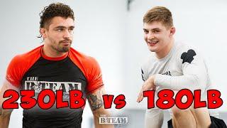 180LB PURPLE BELT CHALLENGES NICKY ROD (FULL ROUND) | B-TEAM TRAINING