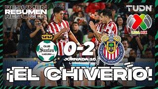 Resumen y goles | Santos 0-2 Chivas | Liga Mx -AP2024 - J16 | TUDN