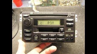 Hyundai Sonata Display Missing Segments Radio Repair = Car Stereo HELP