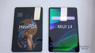Xiaomi Pad 6 : what's the difference between HyperOS and MIUI 14