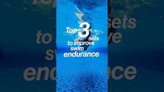 Top 3 swim sets to improve endurance #triathlon #ironman #swim #swimming #health