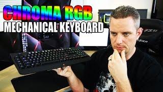 Razer Blackwidow Chroma RGB Keyboard Review and Demo