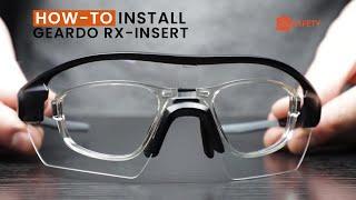 How To Install RX Insert in Safety Glasses | Prescription Safety Glasses | Shooting Glasses