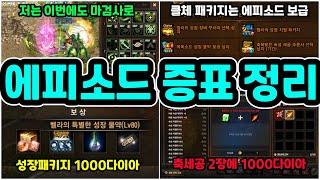 [리니지m] 80리세 뇌신과 마검사 고민하다가 마검사로 결정했어요!(성장패키지 후기 & 에피소드 특별 제작 증표 정리)