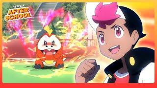 Roy & Fuecoco  Pokémon Horizons: The Series | Netflix After School