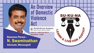 An overview of Domestic Violence Act | SU-KU-NA LAW ACADEMY