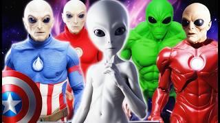 Alien Superheroes - Hide and Seek!