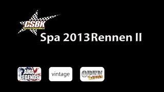 2013 CSBK Masters Race 6 @ Bikers Classics Spa Francorchamps