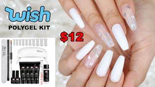 Testing A $12 Polygel Kit From Wish  | TINA TRIES IT