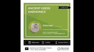 Conferencia: "Ancient Greek Harmonics"