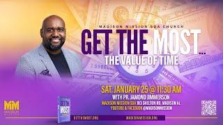 Live Online Experience: Get the Most - " The Value of Time" January 25, 2025