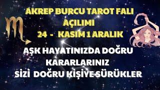 Akrep Burcu Tarot Falı Açılımı 24 Kasım 1 Aralık