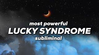 LUCKY SYNDROME AFFIRMATIONS SUBLIMINAL - extremely powerful! activates instant luck 