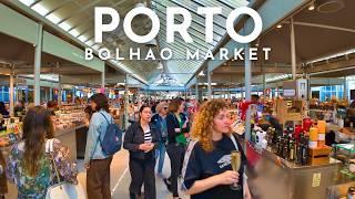 PORTO Bolhao Market - Porto Walking Tour 4K HDR