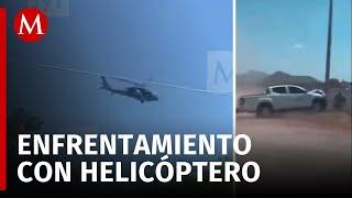 Sedena realiza operativo en Sinaloa; helicóptero se enfrenta a balazos con civiles armados