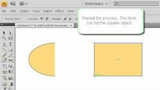 Adobe Illustrator Tutorial - Join two different objects together