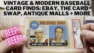 Vintage and Modern Baseball Card Finds From Ebay, The Card Swap, Antique Malls + More!!