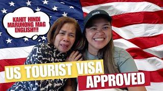 NO ENGLISH? NO PROBLEM!! US TOURIST VISA APPROVED FOR MAMA