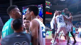 Jonathan Williams & Raymond Almazan goes Face to Face after Playoff Foul by Almazan