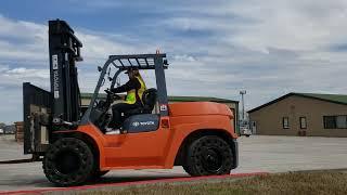 7FDU70 Toyota Forklift Test Drive