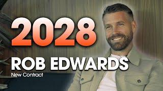 Rob Edwards signs new 4-year deal as Luton Town manager! ️ | Exclusive Interview