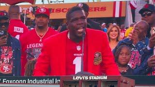 Frank Gore gives EPIC speech getting inducted 49ers Hall of Fame