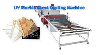 1300 PVC Marble Sheet High Gloss UV Coating Machine