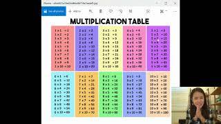 Multiplication 1 10 九九乘法表