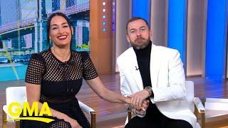 Nikki Bella and Artem Chigvintsev talk 'Nikki Bella Says I Do' l GMA