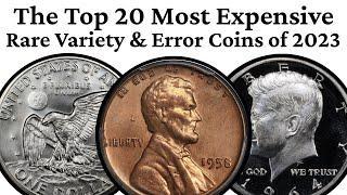 Top 20 Rare & Expensive Coins of 2023 ($1M+) - Errors and Varieties FOUND By Collectors & Dealers