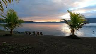 Sunrise from the Hotel Paradiso  Laguna de Apoyo, Nicaragua 2021