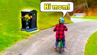 Kids Visit Their Parents Graves ️  #compilation | OKAY REALLY