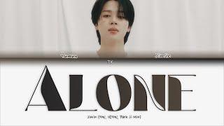 Jimin – Alone [ПЕРЕВОД НА РУССКИЙ/КИРИЛЛИЗАЦИЯ Color Coded Lyrics]