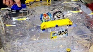 GIANT BATTLE TOWER STADIUM Unboxing & Review! - Beyblade Burst Evolution