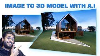 Turn ANY Image into a 3D Model! (Using Free Easy A.I Tools) Leiapix + ZoeDepth Tutorial